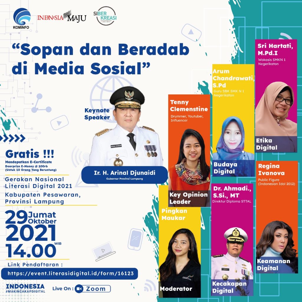 Webinar ” Sopan dan Beradab di Media Sosial”