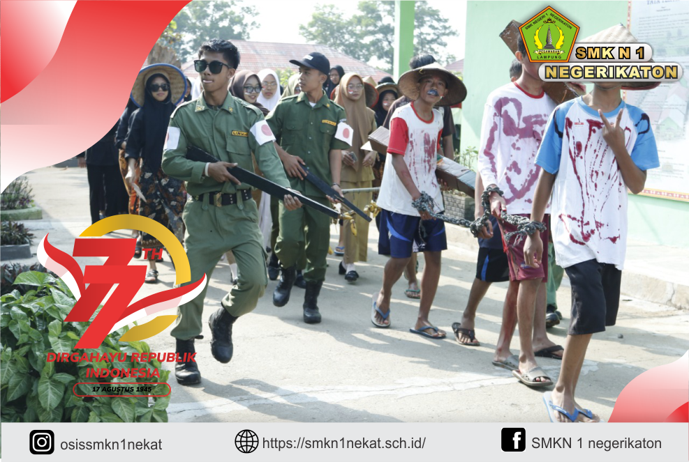 Karnaval Hut Republik Indonesia Ke 77 SMK Negeri 1 Negrikaton