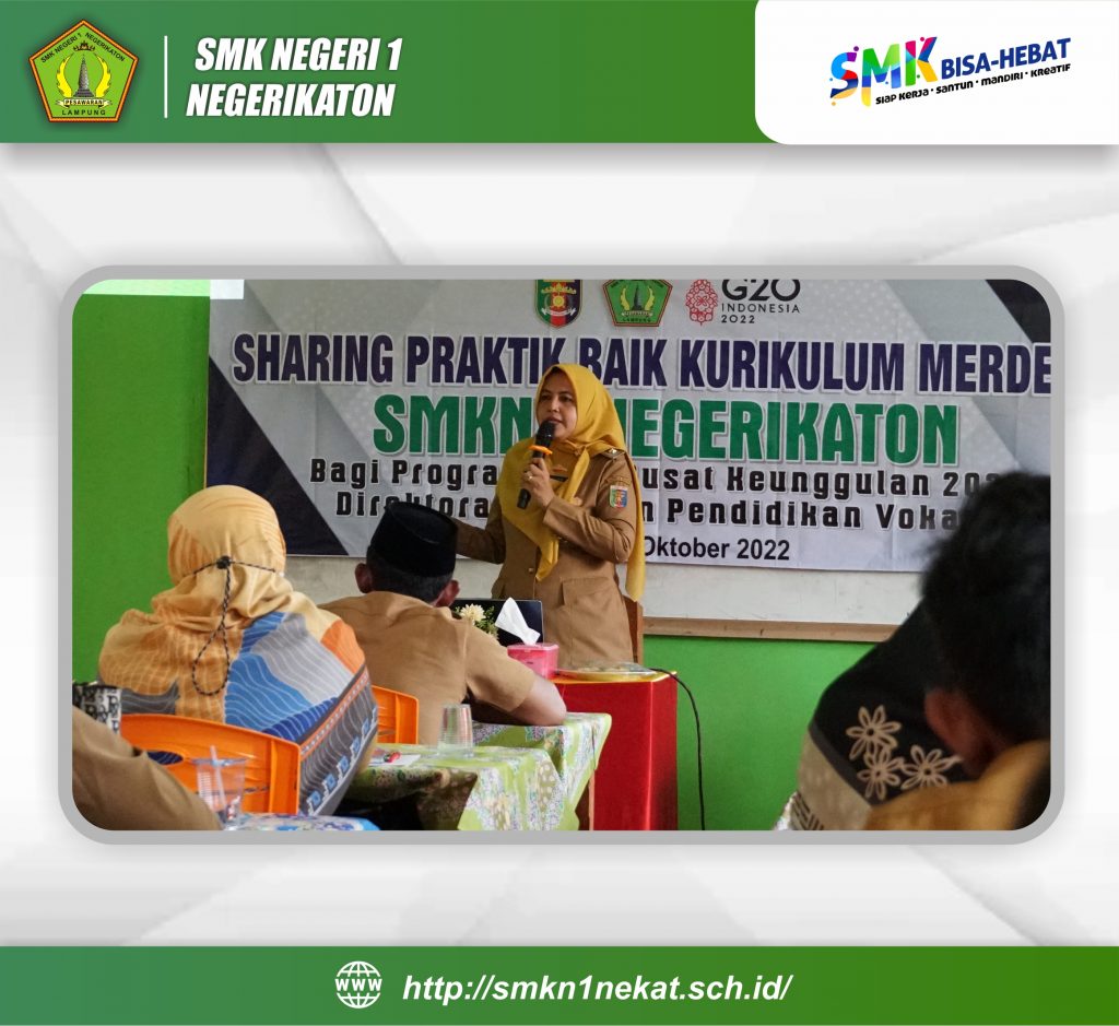 SHARING PRAKTIK BAIK KURIKULUM MERDEKA SMK NEGERI 1 NEGERIKATON