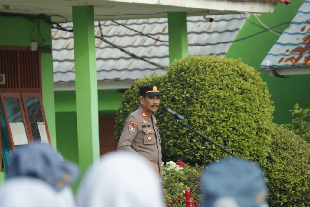 Penyuluhan Geng motor dan Narkoba SMKN 1 Negerikaton Oleh Polres Pesawaran
