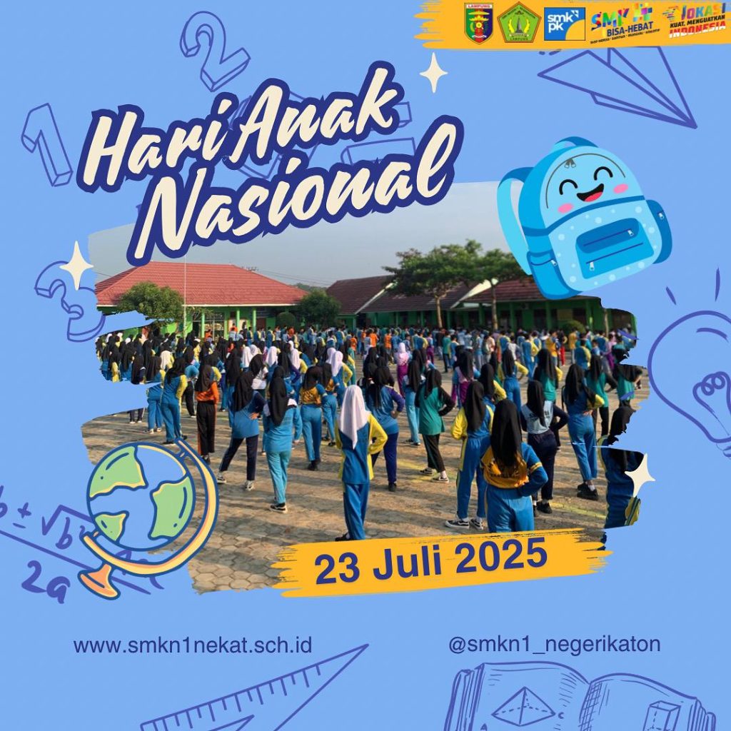 SMK N 1 Negerikaton Peringati Hari Anak Nasional dengan Senam dan Sarapan Bersama