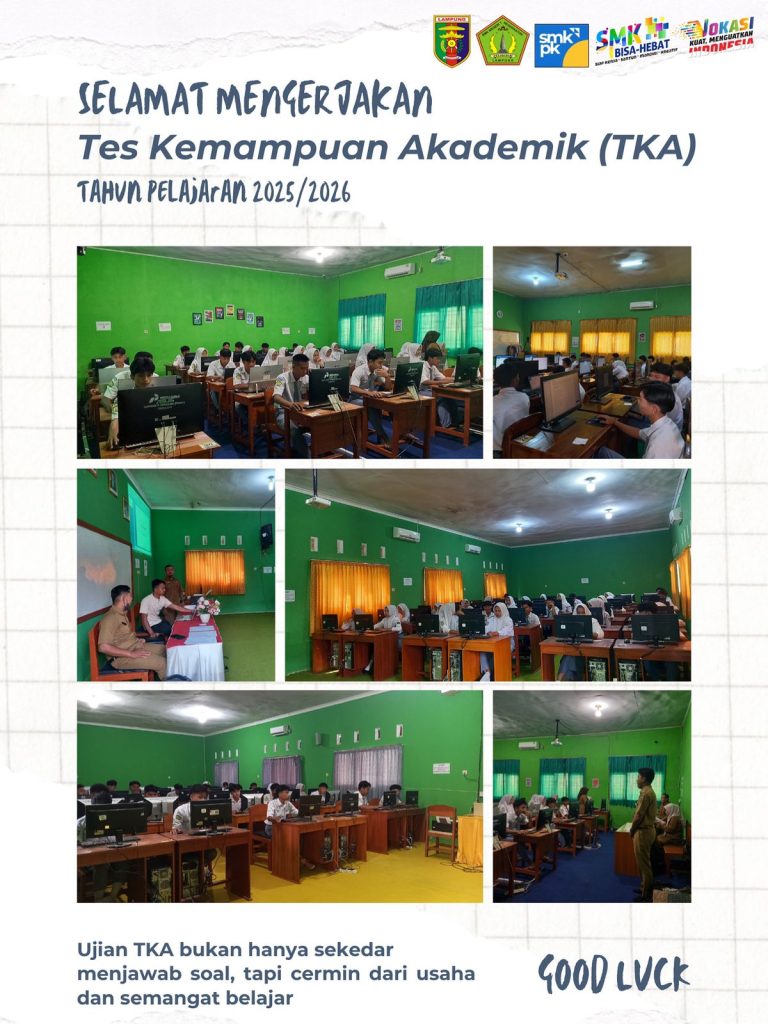 SMK Negeri 1 Negerikaton Laksanakan Kegiatan TKA (Test Kemampuan Akademik)