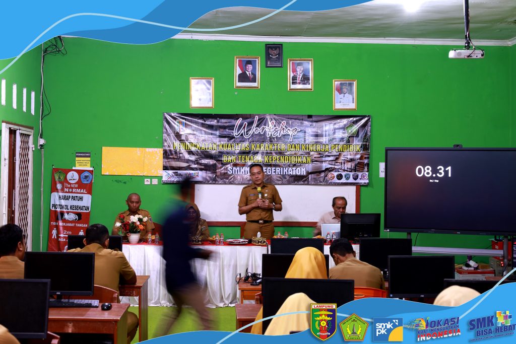 SMKN 1 Negerikaton Gelar Workshop Peningkatan Kualitas Karakter dan Kinerja Pendidik dan Tenaga Kependidikan